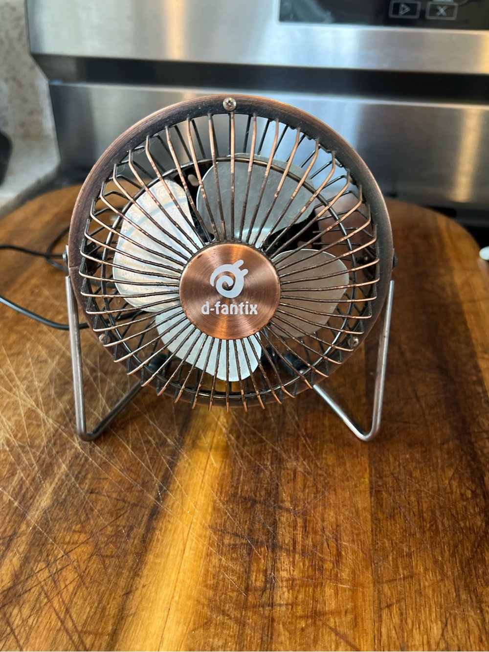 🌟 Used Mini USB Desk Fan Personal Fan - Great Bundle Item!